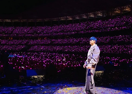 mile米乐集团LED屏和场控荧光棒亮相周杰伦呼和浩特演唱会（第四场）