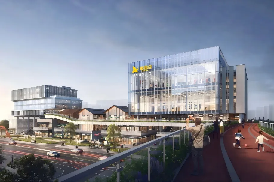 再添新地标！mile米乐集团LED屏点亮泰安荟品仓城市奥莱广场